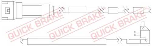 Сигнализатор износа тормозных колодок QUICK BRAKE WS0129A