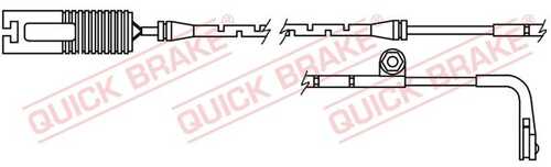 Сигнализатор износа тормозных колодок QUICK BRAKE WS0163A