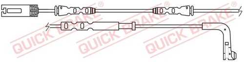 Сигнализатор износа тормозных колодок QUICK BRAKE WS0250A