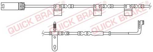Сигнализатор износа тормозных колодок QUICK BRAKE WS0267A