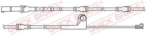 Сигнализатор износа тормозных колодок QUICK BRAKE WS0284A