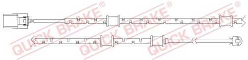 Датчик износа дисковых тормозных колодок QUICK BRAKE WS0318A