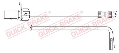 Датчик износа тормозных колодок QUICK BRAKE WS0391A