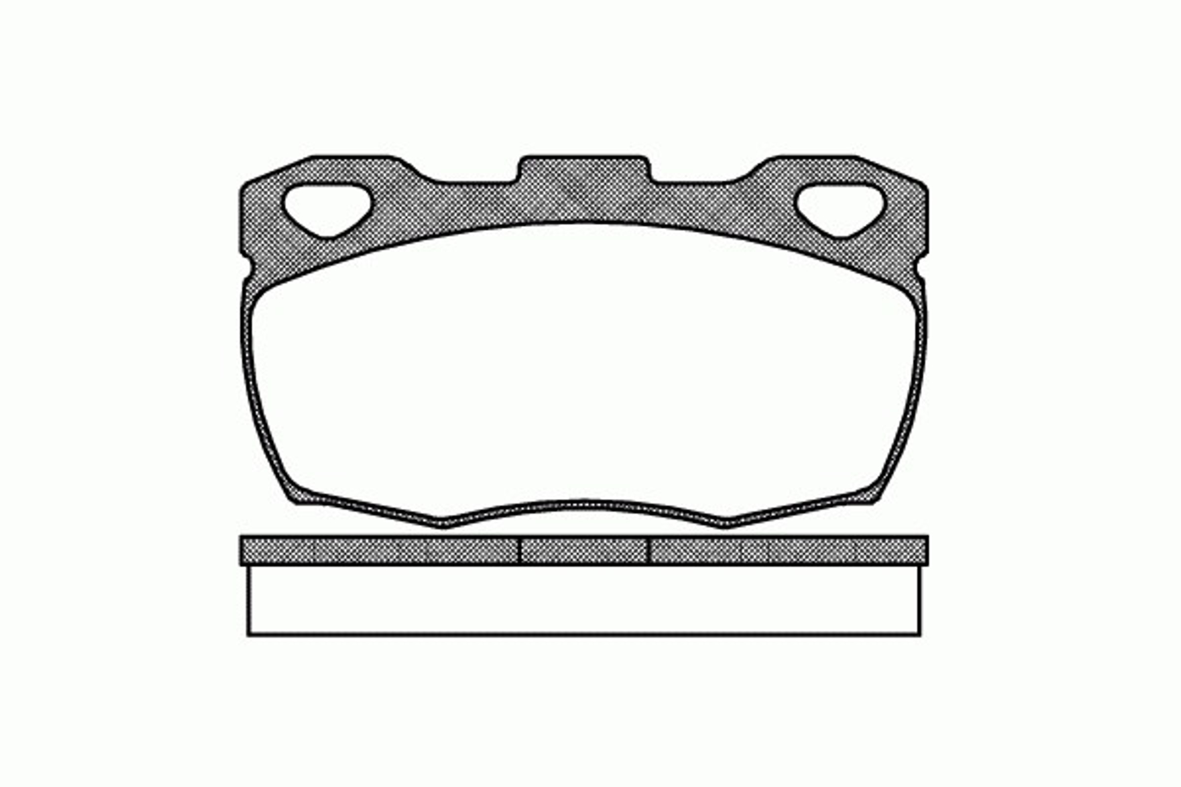Колодки тормозные дисковые REMSA 0266.00
