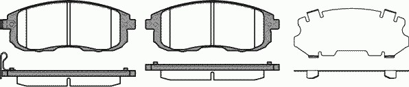 Тормозные колодки REMSA 0293.11