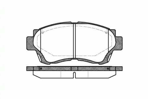 Тормозные колодки REMSA 0370.00
