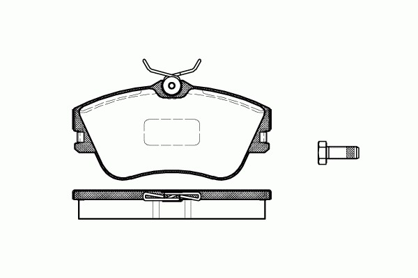 Тормозные колодки REMSA 0480.00