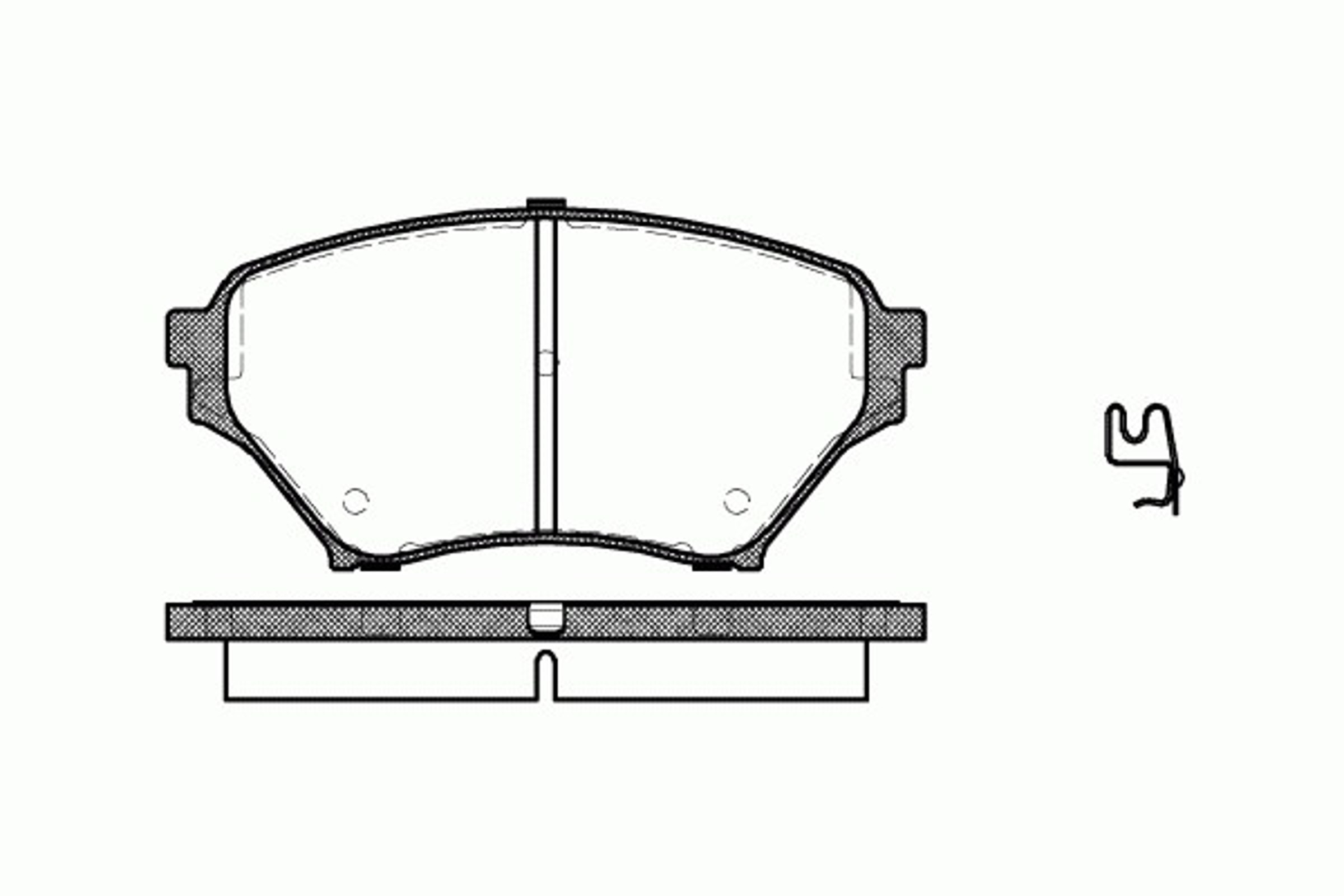 Колодки тормозные дисковые REMSA 0850.02