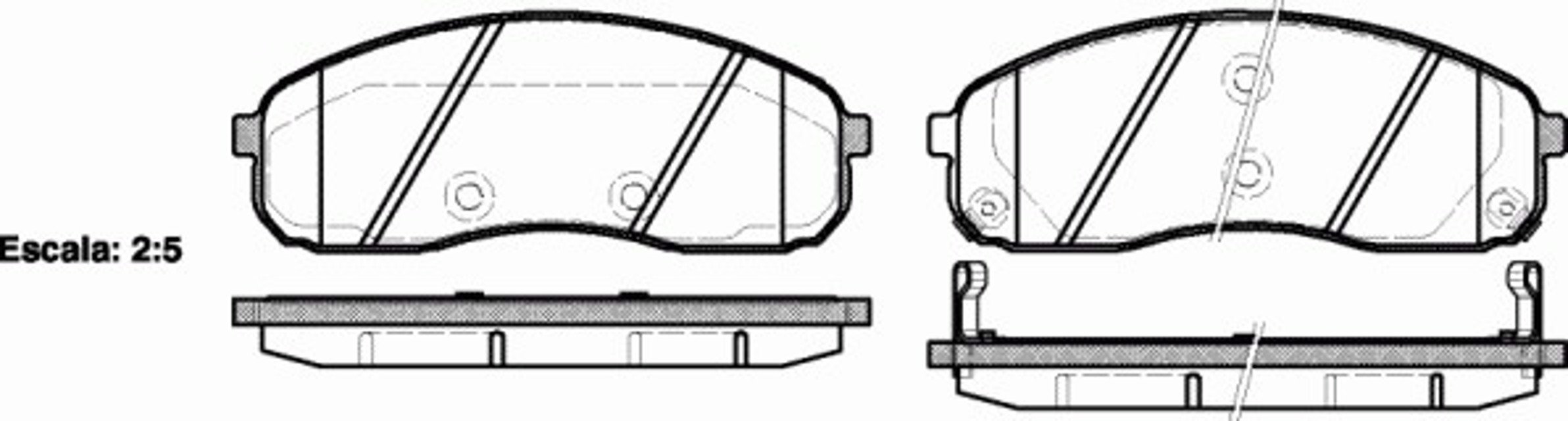 Тормозные колодки REMSA 1244.02