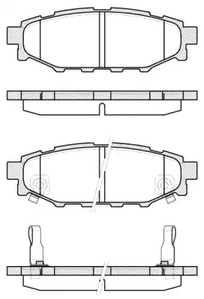 Колодки тормозные дисковые REMSA 1136.12