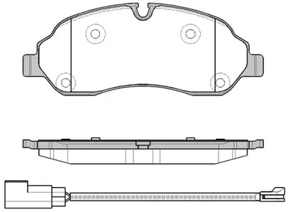 Колодки тормозные дисковые REMSA 1602.02