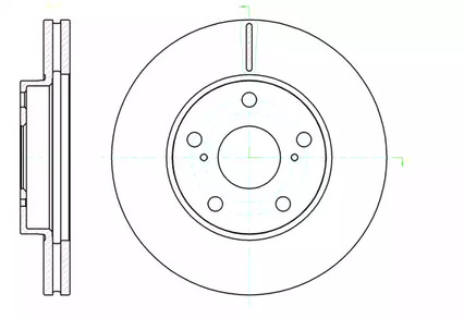 Диск тормозной REMSA 61043.10