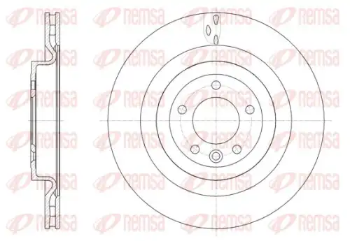 Тормозные диски REMSA 61612.10