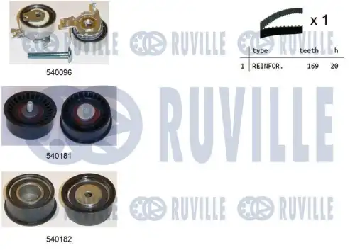 Ремкомплект привода грм RUVILLE 550002