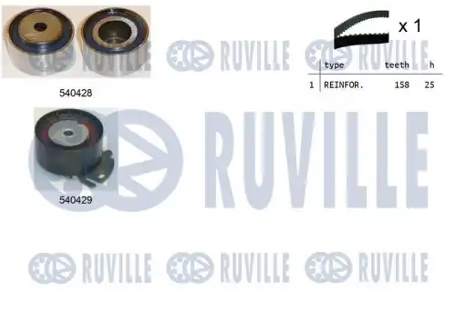 Ремкомплект привода грм RUVILLE 550031