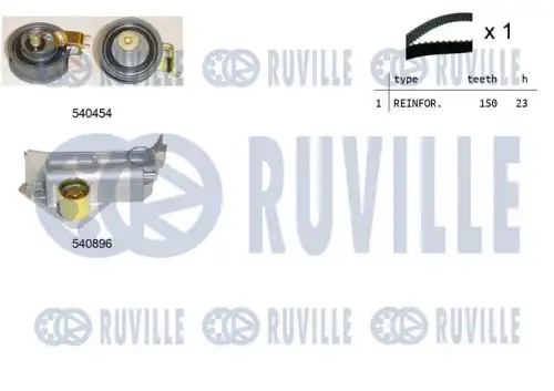 Комплект грм audi a6 c5 RUVILLE 550104