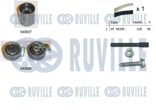 Ремкомплект привода грм RUVILLE 550137