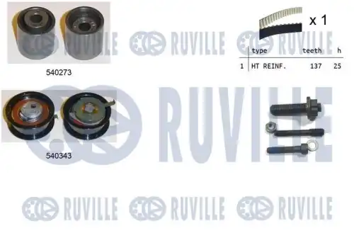 Ремкомплект привода грм RUVILLE 550226