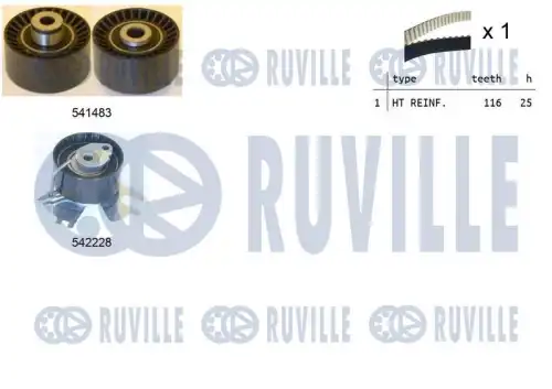 Ремкомплект привода грм RUVILLE 550367
