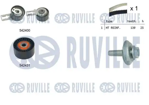 Ремкомплект привода грм RUVILLE 550379