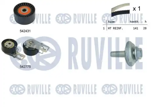 Ремкомплект привода грм RUVILLE 550395