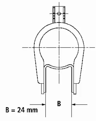 Амортизатор передний масляный 24mm SACHS 200 054