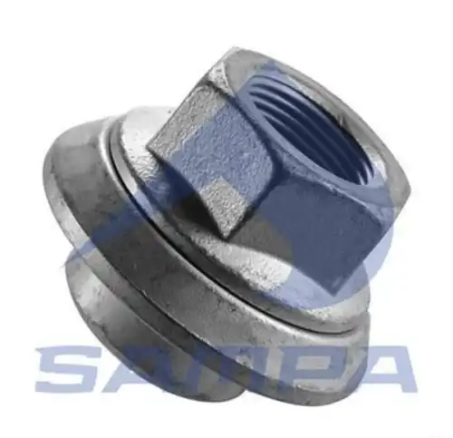 Sa020.447 гайка колесная для алюминиевых дисковых колес m22x1.5 h39 sw32 SAMPA 020.447