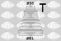 Пыльник шруса (установ. комплект) mercedes classe a classe b cote bv / gearbox side SASIC 1906084