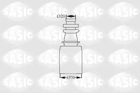 Пыльник шруса SASIC 2873833