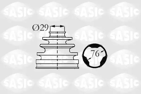 Пыльник шруса SASIC 2873883
