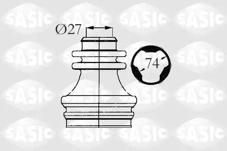 Пыльник шруса SASIC 4003472