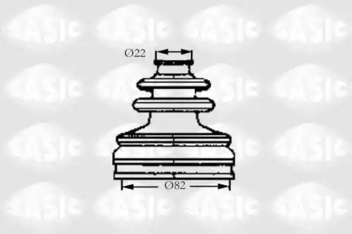 К-кт пыльника шруса внутреннего правого SASIC 4003467