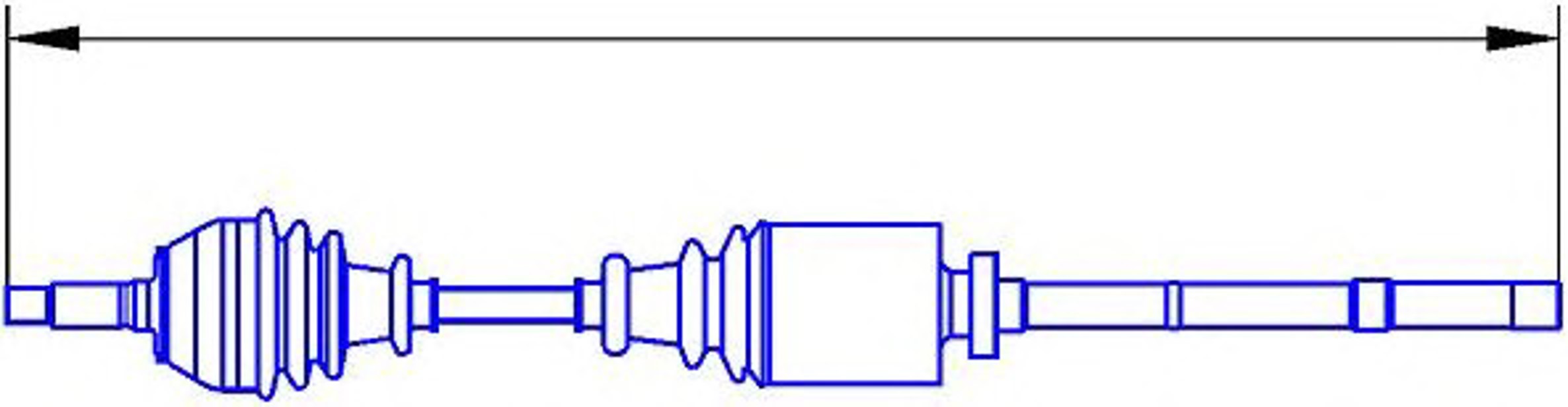 Полуось SERCORE 12747