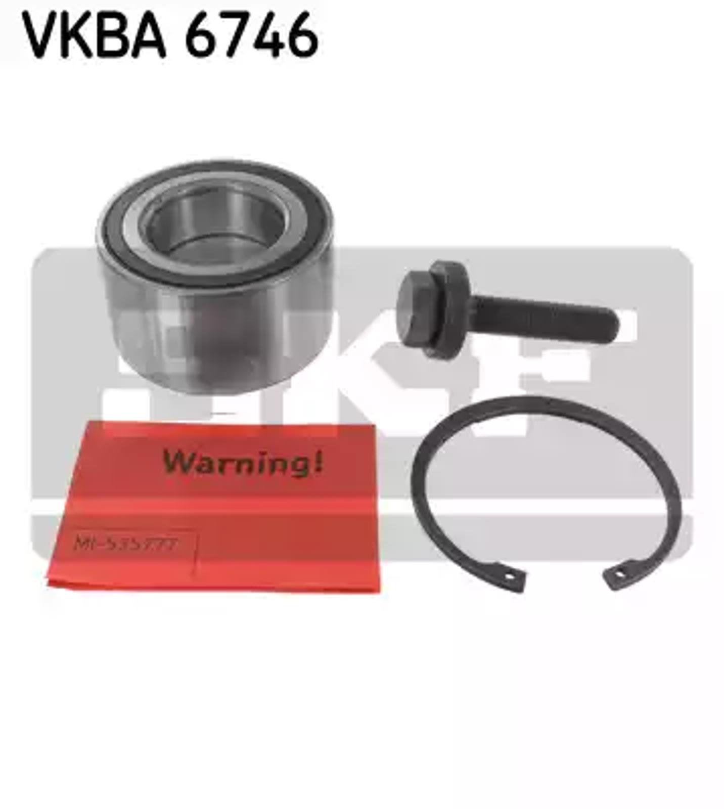 Комплект ступичного подшипника SKF VKBA6746