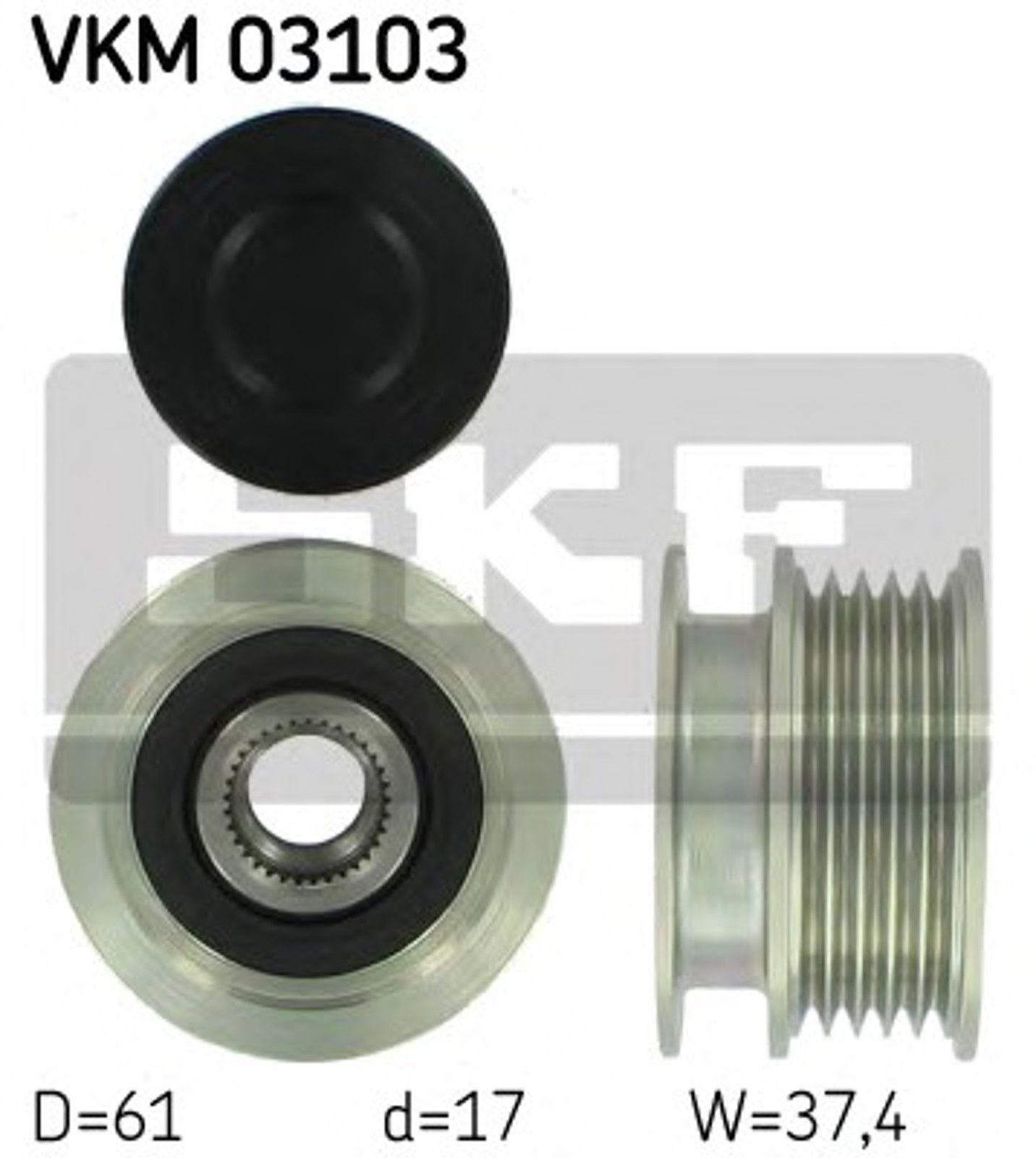 Шкив генератора SKF VKM03103