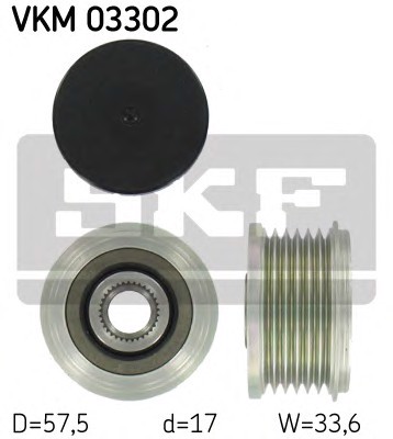 Механизм свободного хода генератора SKF VKM03302