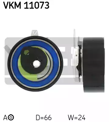 Натяжной ролик ременьа грм SKF VKM11073