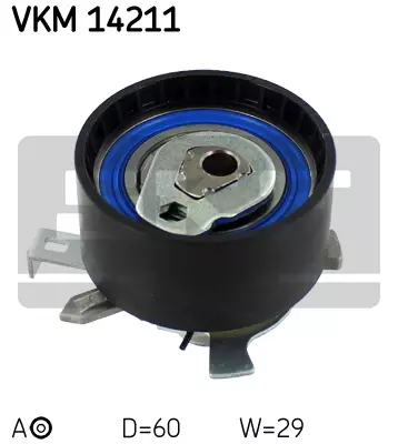 Ролик натяжной ремня грм SKF VKM14211