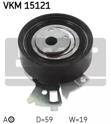 Натяжной ролик ременьа грм SKF VKM15121