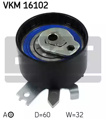 Натяжной ролик ременьа грм SKF VKM16102