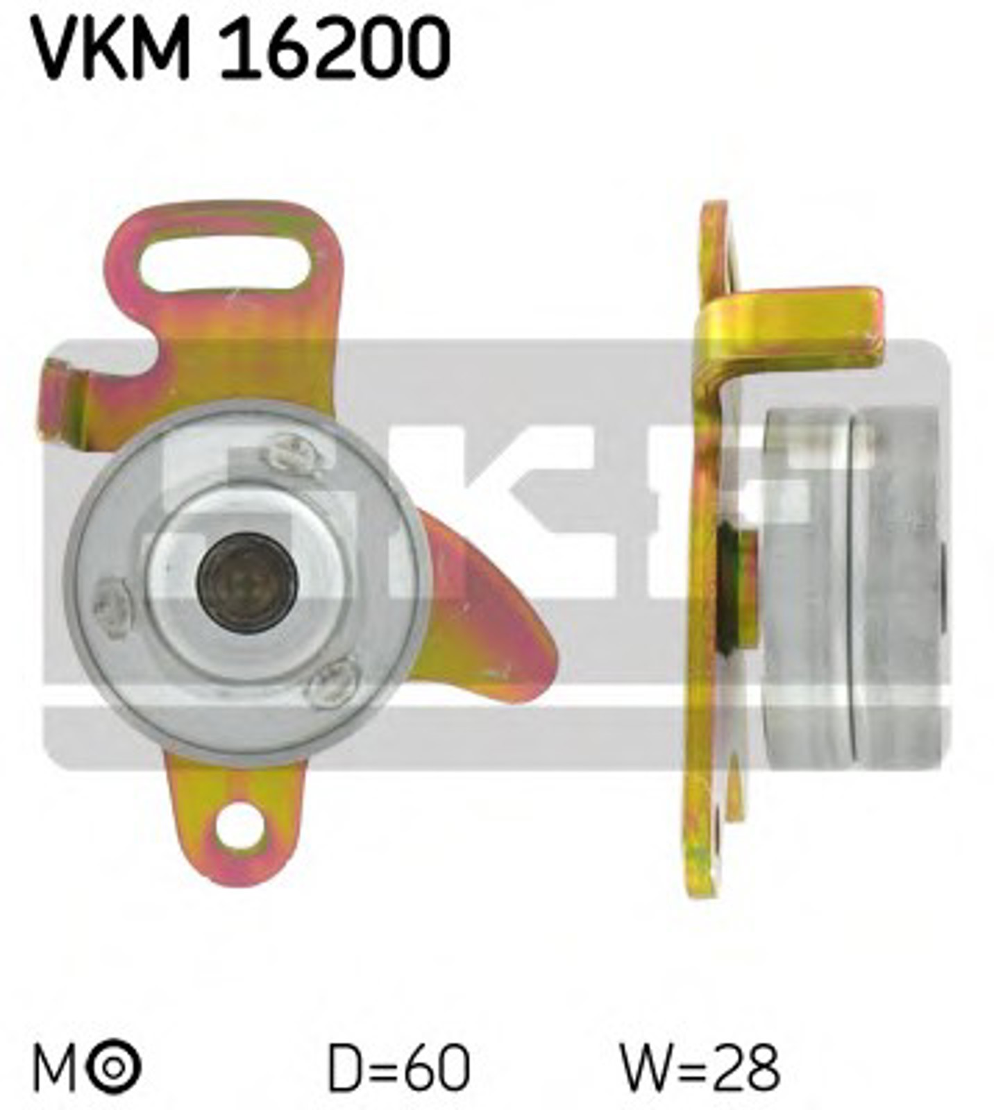 Ролик натяжной ремня грм SKF VKM16200
