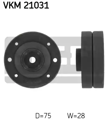 Ролик зубчатого ремня SKF VKM21031