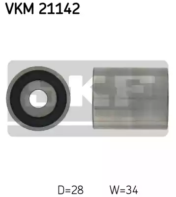 Ролик зубчатого ремня SKF VKM21142