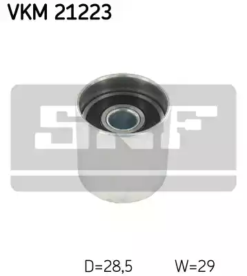 Ролик промежуточный ремня грм SKF VKM21223