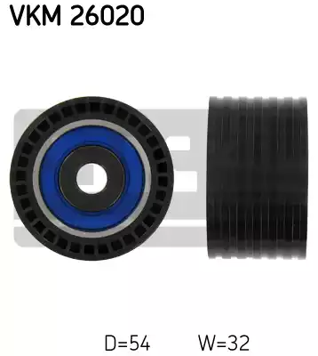 Ролик зубчатого ремня SKF VKM26020