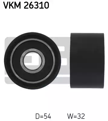 Ролик зубчатого ремня SKF VKM26310