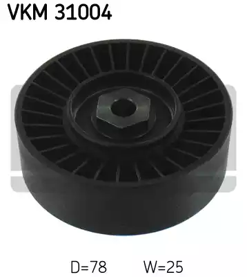 Натяжной ролик поликлинового ремня SKF VKM31004
