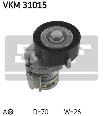 Натяжной ролик поликлинового ремня SKF VKM31015