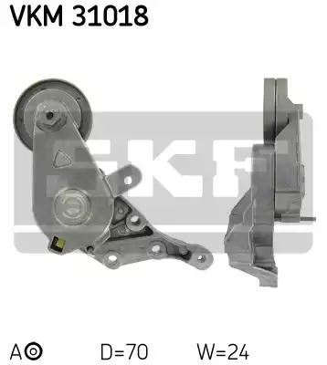 Натяжитель приводного ремня SKF VKM31018