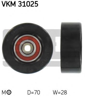 Натяжной ролик поликлинового ремня SKF VKM31025